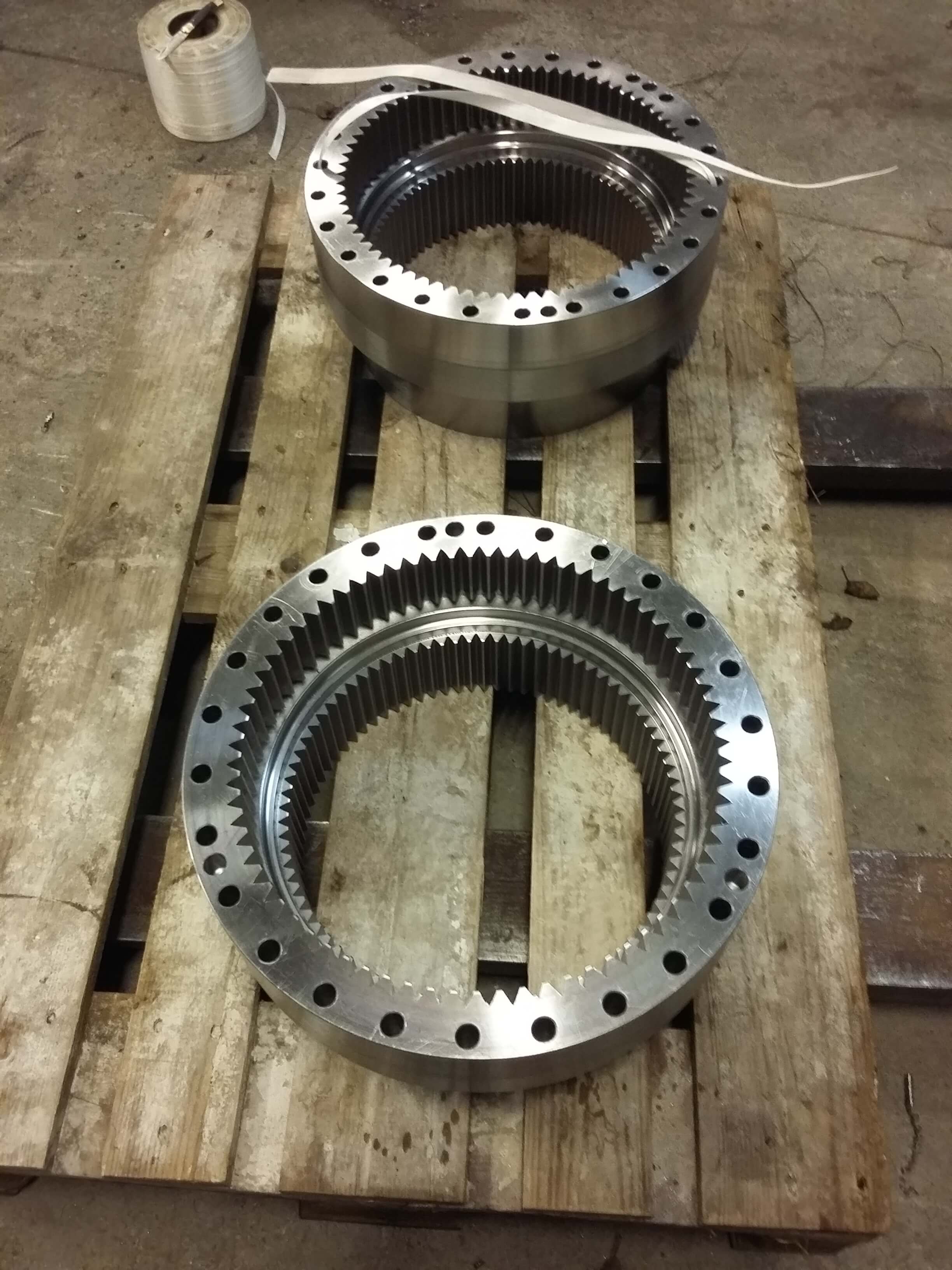 couronne réducteur (genie civil), ring gear (planetary gear)